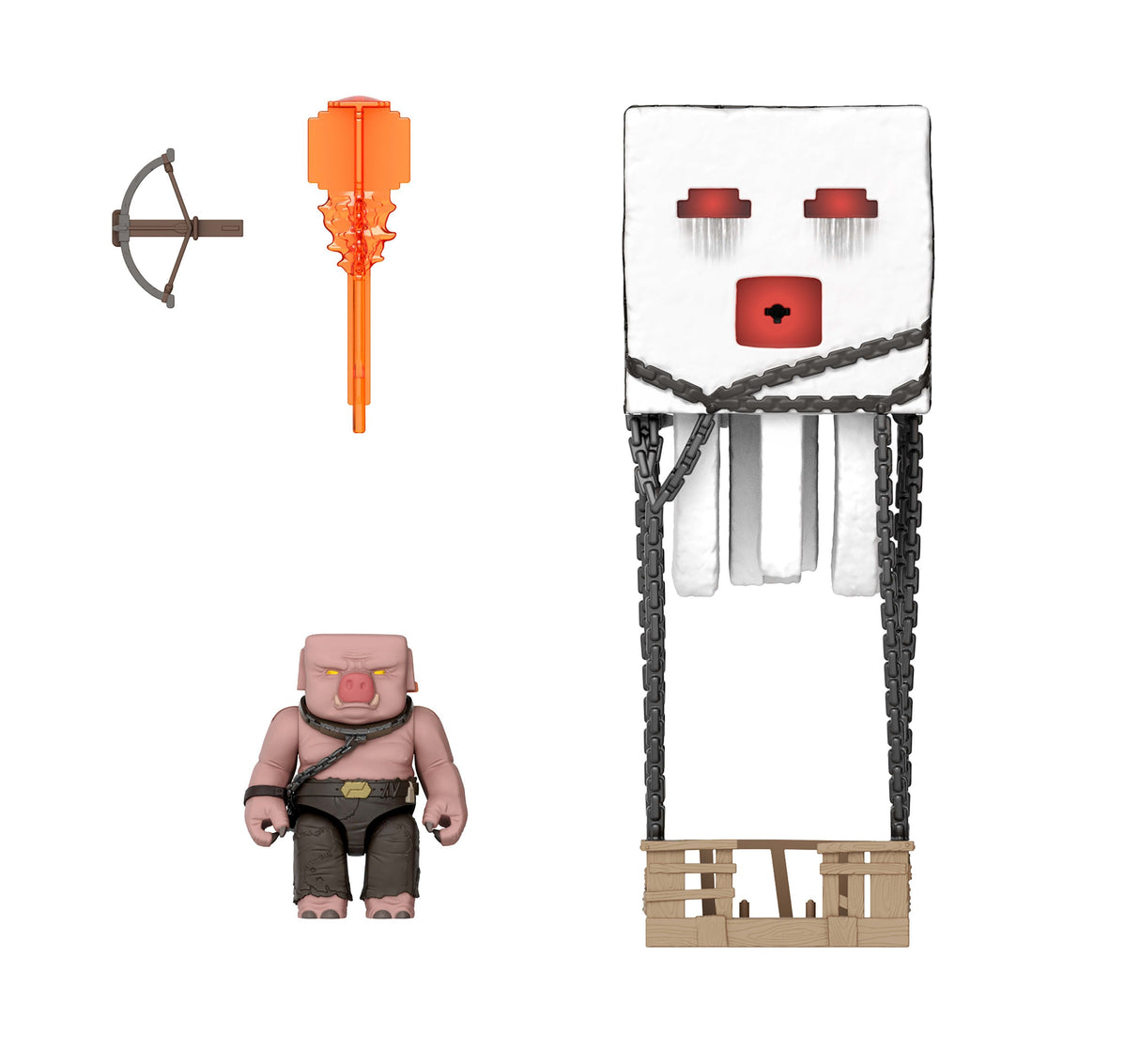 Figura Ghast Lanza El Ataque Fantasma Minecraft La Pelicula 25cm