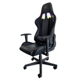 Silla Gaming Keepout Xspro-Racing Rgb Black Reposabrazos 2d/ Iluminacion Rgb Con Mando A Distancia/ Ruedas De Nylon/ Cojin Lumbar Y Cervical