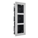 Abus Security-Center Marco Para 3 Module Montaje Empotrado Acero Inoxidable