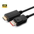 EAN 5704174300229 - Microconnect MC-DP-HDMI-5004K adaptador de cable de vídeo 5 m DisplayPort Negro imagen 1