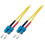 Efb Elektronik O2513.10 Cable De Fibra Optica 10 M Os2 Sc Amarillo