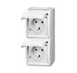 EAN 4011395079645 - Busch-Jaeger 4011395079645 toma de corriente 2 x Type F Blanco imagen 1