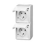 EAN 4011395079645 - Busch-Jaeger 4011395079645 toma de corriente 2 x Type F Blanco imagen 1