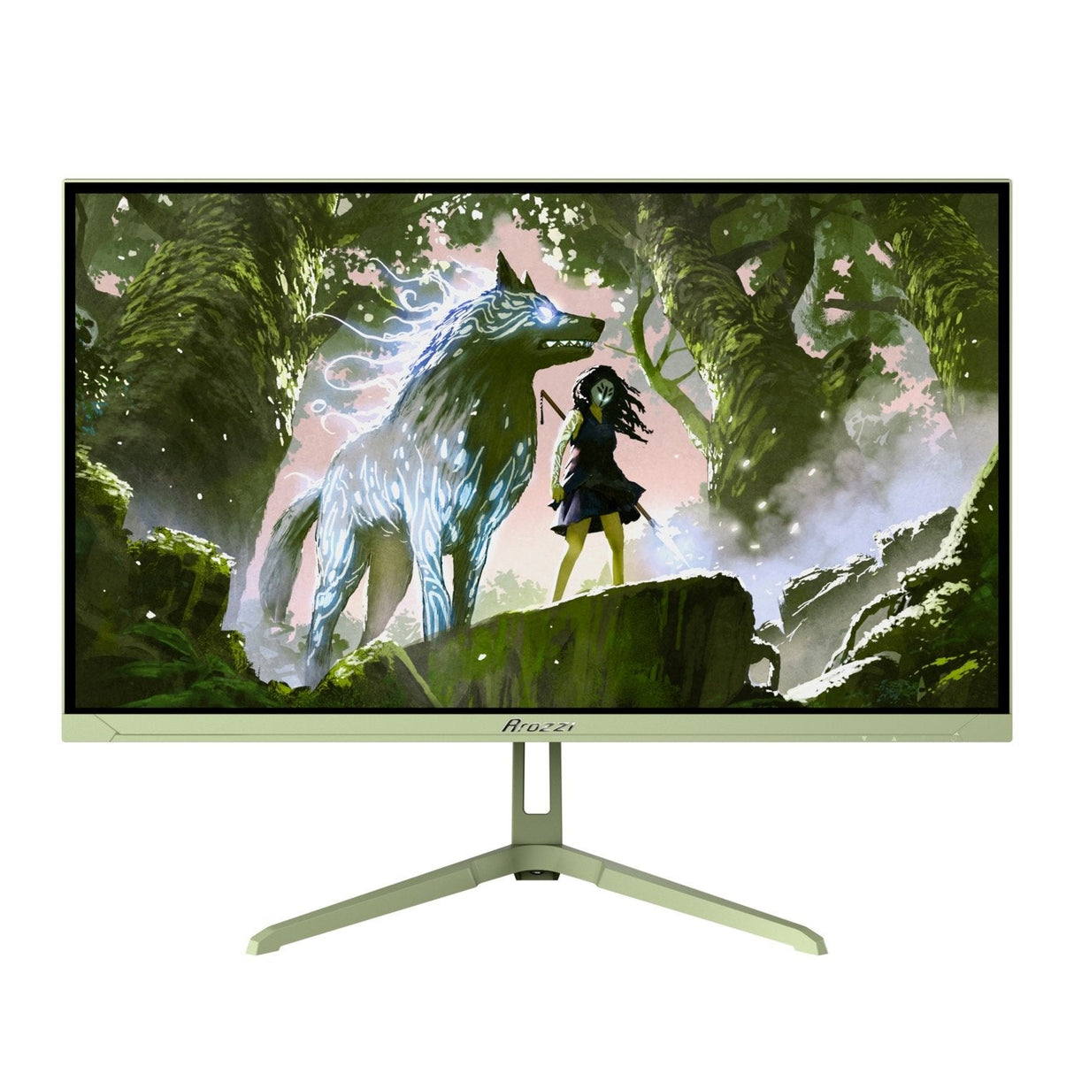 Arozzi Nova 24" Ips, 200hz, Computer Monitor - Forest Green