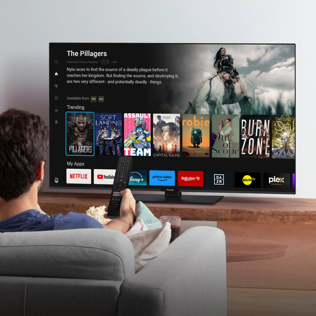EAN 5025232964956 - Panasonic TB-43W60AEZ Televisor 109,2 cm (43") 4K Ultra HD Smart TV Wifi Negro imagen 4