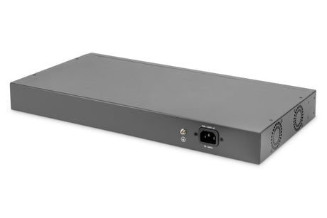 EAN 4016032451242 - Digitus DN-95343 switch No administrado Fast Ethernet (10/100) Energía sobre Ethernet (PoE) 1U Negro, Pla imagen 2