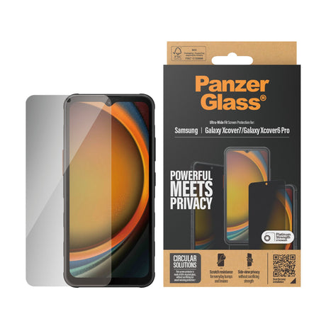 EAN 5715685007026 - PanzerGlass ® Privacy Screen Protector Samsung Galaxy Xcover7 Pro | Xcover7 | Xcover6 Pro | Ultra-Wide Fi imagen 2