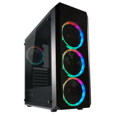EAN 4260070127656 - LC-Power Gaming 703B - Quad-Luxx Midi Tower Negro imagen 1