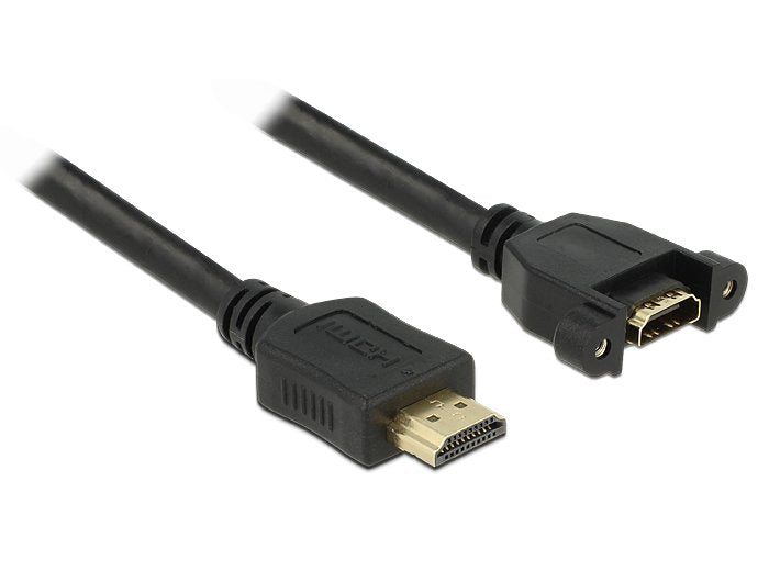 Delock Cable Hdmi-A Macho > Hdmi-A Hembra Para Instalación 1 M