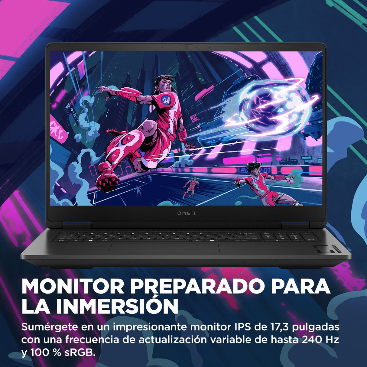 EAN 198415049919 - HP OMEN 17-db0009ns AMD Ryzen™ 7 8845HS Portátil 43,9 cm (17.3") Full HD 32 GB DDR5-SDRAM 1 TB SSD NVIDIA  imagen 10