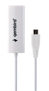 Gembird Adaptador Micro Usb A Rj45 Lan 100mbit/S Blanco Nic-Mu2-01