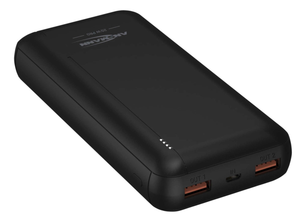 Bateria  Ansmann Powerbank 20000 Mah 20w 2 Usb-A Ports, Usb-C Port