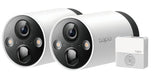 Kit 2 Camaras Ip Wifi  Con Bateria Tp-Link Tapo C420s2 Resolucion 2kqhd 2560x1440px Bateria 180dias
