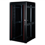 Roline 19-Zoll Netzwerkschrank Pro 32 He, 800x800 Bxt Glastr Schwarz