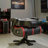 EAN 0094338200140 - X Rocker 2020014 silla para videojuegos Silla gaming Asiento acolchado Negro, Rojo imagen 9