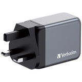 Cargador De Pared Universal Verbatim Gnc-65 2xusb Tipo-C 1xusb 65w