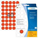 Herma Klebepunkte Ø 19,0 Mm Rojo