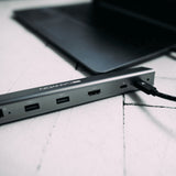Docking Usb Tipo-C Canyon Cns-Tds06dg 2xusb 1xhdmi 2xusb Tipo-C 1xrj45 Gris Espacial
