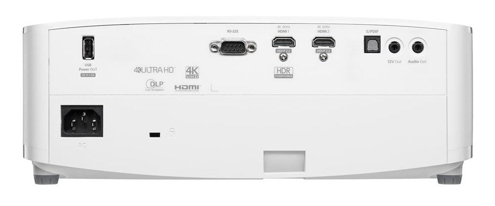 Proyector De Datos Optoma Uhd38x  De Alcance Estándar 4000 Lúmenes Ansi Dlp 4k (4096x2400) 3d Blanco