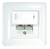 2x Western 8 8-Toma De Corriente, Cat6