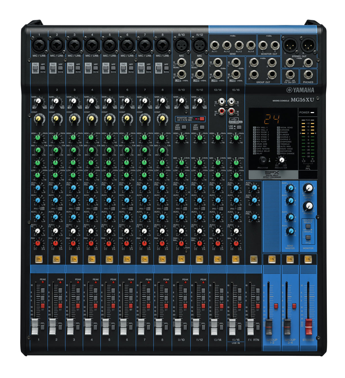 Mg16xu E Yem Mg Series Mixingcons Mg Series Mixing Console