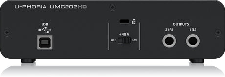 EAN 4033653130615 - Behringer UMC202HD interfaz de grabación de audio imagen 5
