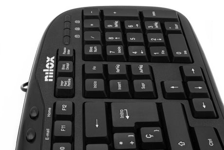 EAN 8436556148484 - Nilox MULTIMEDIA USB ESPANOL teclado Universal QWERTY Español Negro imagen 6