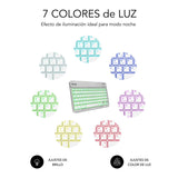 Teclado Bluetooth Subblim Sub-Kbt-Smbl30 Silver Bt3.0 Teclas Iluminadas Batería 420mah Compatible Multidispositivo