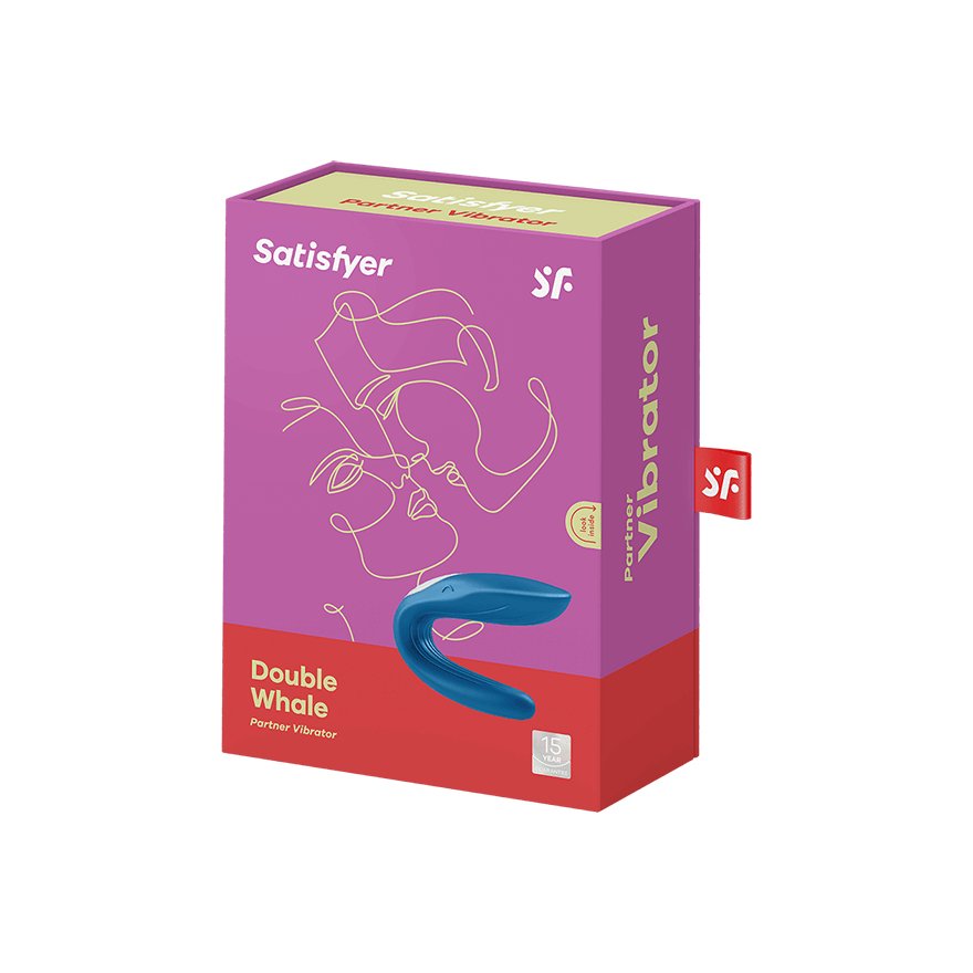 Satisfyer Vibrador Para Parejas Partner Whale Azul