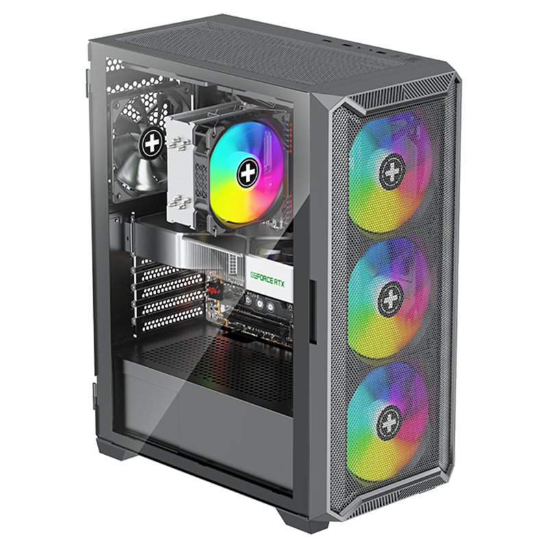Caja Pc Xilence Xilent Blade Ii X613 Negra, Vidrio Templado Xg161