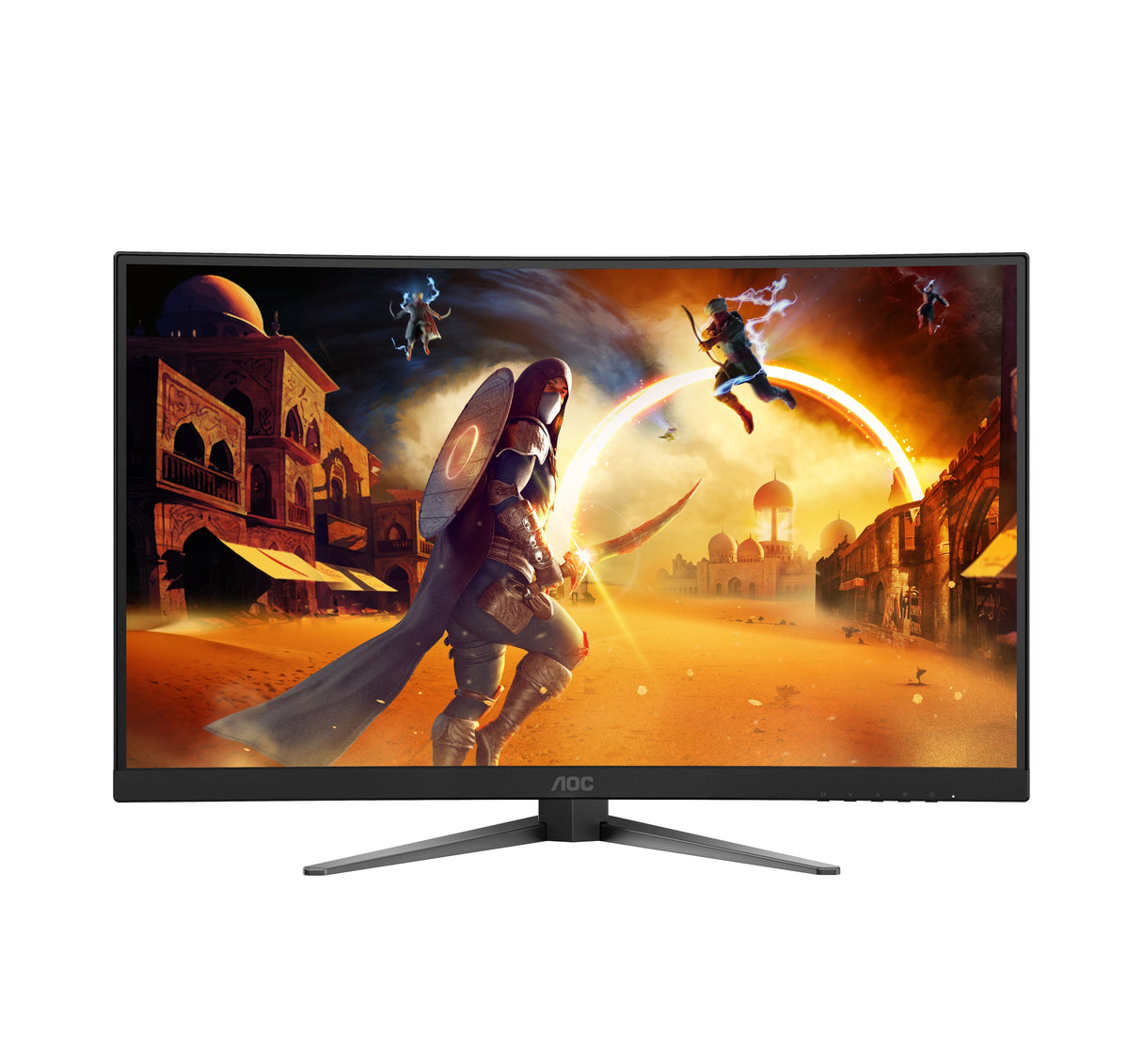Aoc Cq27g4z2 27" 16:9 Fast Va 260hz Oc Native 240hz 2560x1440 Has 130mm Hdmi X 2x 2.0 Dp X 1x 1.4