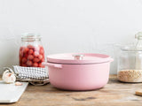Kitchenaid Bräter Mit Deckel Gusseisen 26cm, Rosa