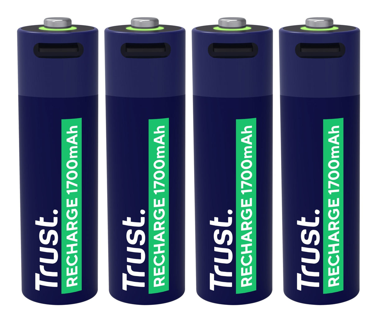 Pack De 4 Pilas Aa Trust 25631 Recargables