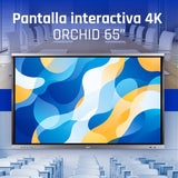 EAN 8435364318805 - iggual Orchid 65" Panel plano interactivo 165,1 cm (65") LED Wifi 400 cd / m² 4K Ultra HD Negro Pantalla  imagen 2