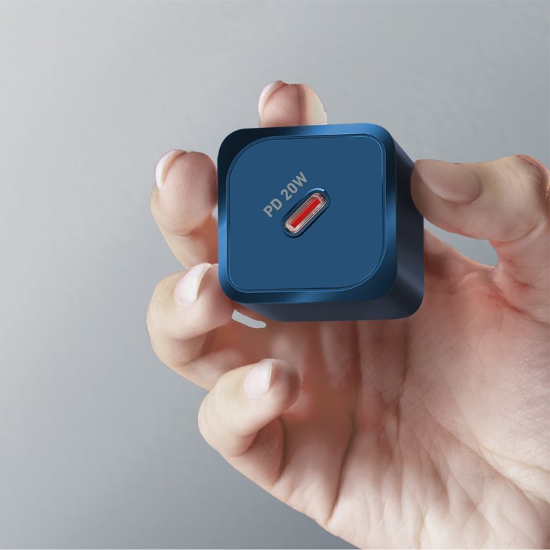 Sbs Mini Cargador Gan Usb-C Pd 20w Azul