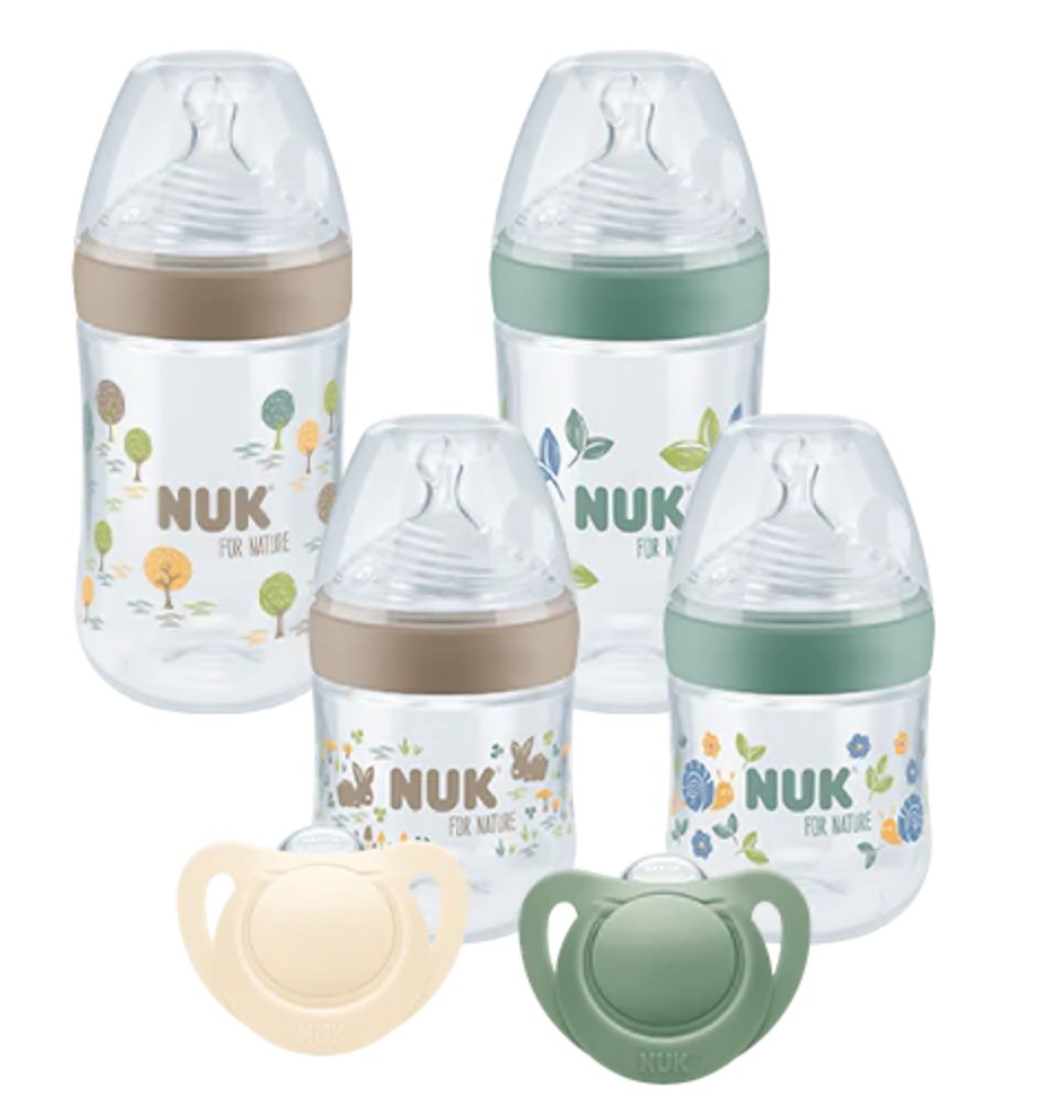 Nuk Nature Perfect Biberón 150 Ml 260 Ml Polipropileno (Pp) Beige, Marrón, Verde, Transparente