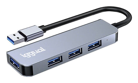 EAN 8435364319246 - iggual IGG319246 hub de interfaz USB 3.2 Gen 1 (3.1 Gen 1) Type-C 5000 Mbit/s Plata imagen 6