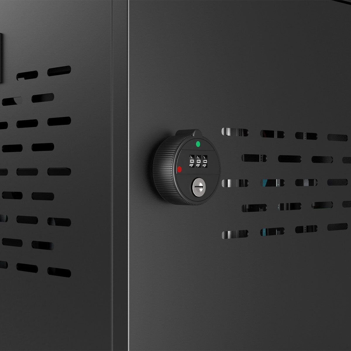 Compulocks Cc1601b-Eu Organizador Para Estación De Carga Montaje En Pared Y Sobremesa Acero Negro