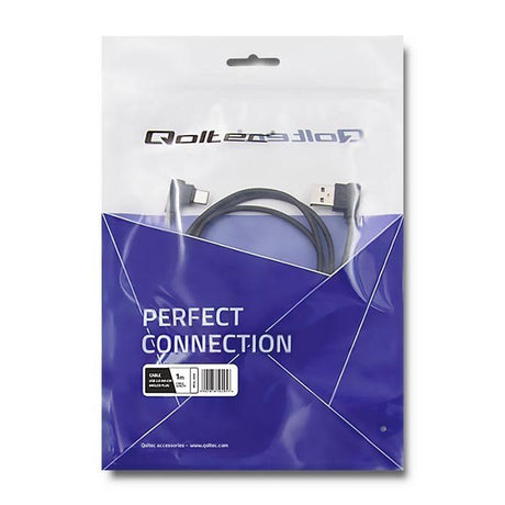 EAN 5901878504957 - Qoltec 50495 cable USB USB 3.2 Gen 1 (3.1 Gen 1) 1 m USB C USB A Negro imagen 3