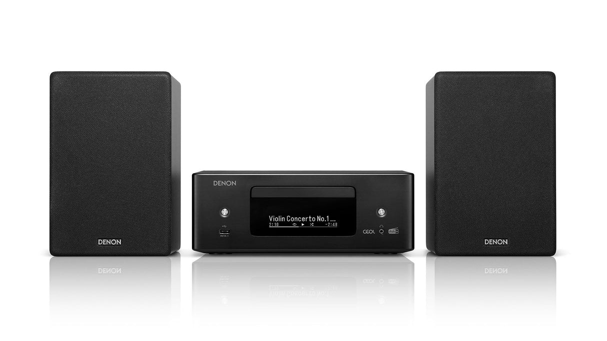 Denon Ceol N12dab Black Minicadena 2x65w Con Altavoces