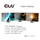 Club 3d Docking Station Usb/Hdmi/Dp
