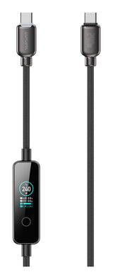 4smarts Usb-C Cable Screencord 240w 1,2m, Negro