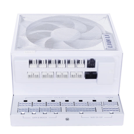 EAN 4718466017123 - Lian Li EG1200G unidad de fuente de alimentación 1200 W 24-pin ATX SFX Blanco imagen 3