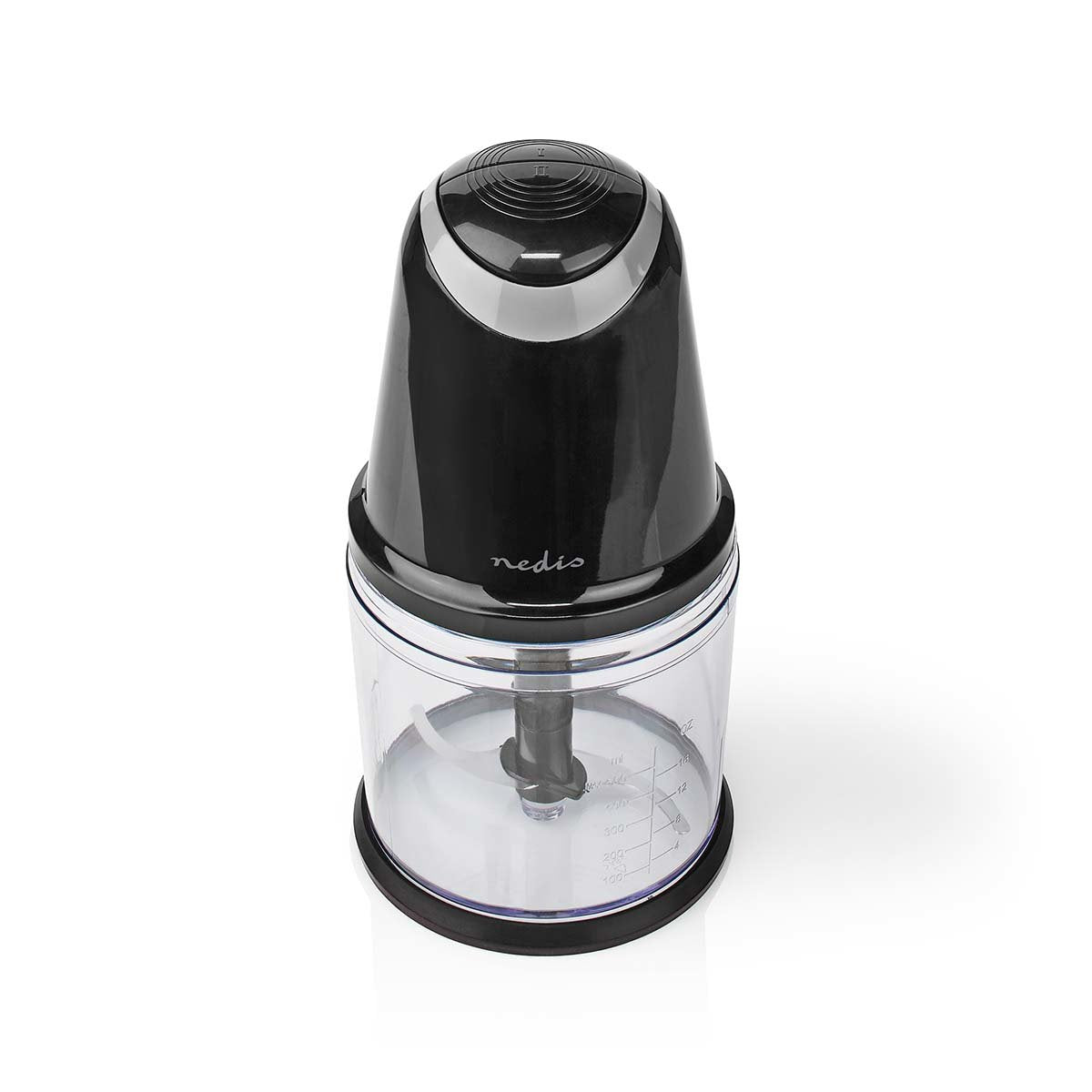 Nedis Picadora De Alimentos  260 W  0.5 L  Plstico  2 Ajustes De Velocidad  Negro