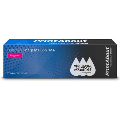 Sharp Tóner Magenta Mx-36gtma  15000 Copias
