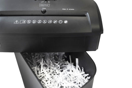 EAN 4016032459811 - Digitus DA-81606 triturador de papel Corte cruzado 74 dB 22 cm Negro imagen 5