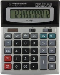 EAN 5901299903568 - Esperanza ECL103 calculadora Escritorio Calculadora básica Negro, Gris imagen 1