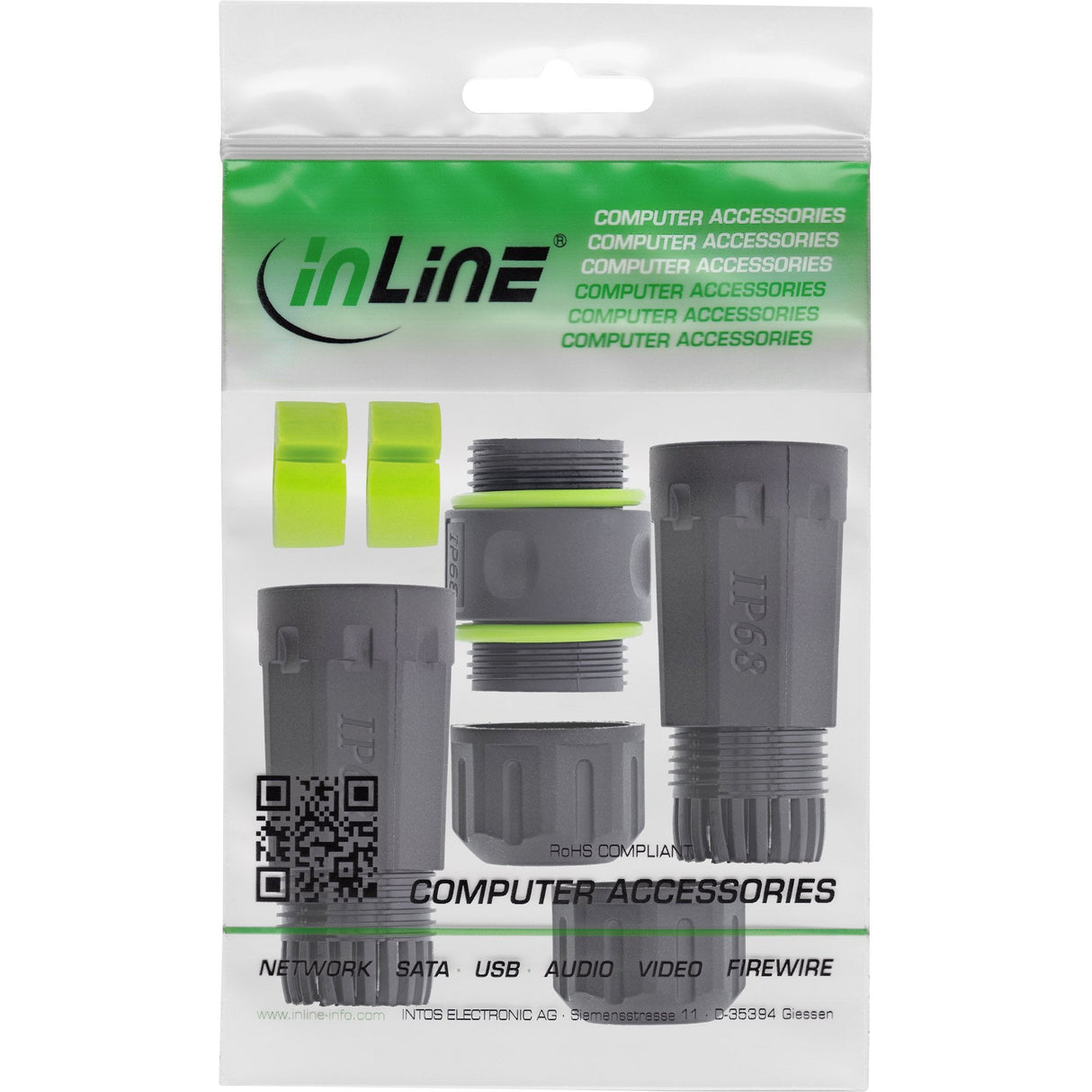 Adaptador Usb-C Inline®, Ip68, 2 Tomas Usb-C, Blindado, M20