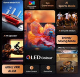 Televisor Hisense 65"  65e77q Smart Tv Qled Uhd 4k Hdr