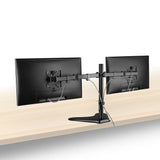 Ewent Soporte De Escritorio Para 2 Monitores De Hasta 32" Ewent Ew1536, Independiente, 16 Kg, 81,3 Cm (32"), 100 X 100 Mm, Ajustes De Altura, Negro